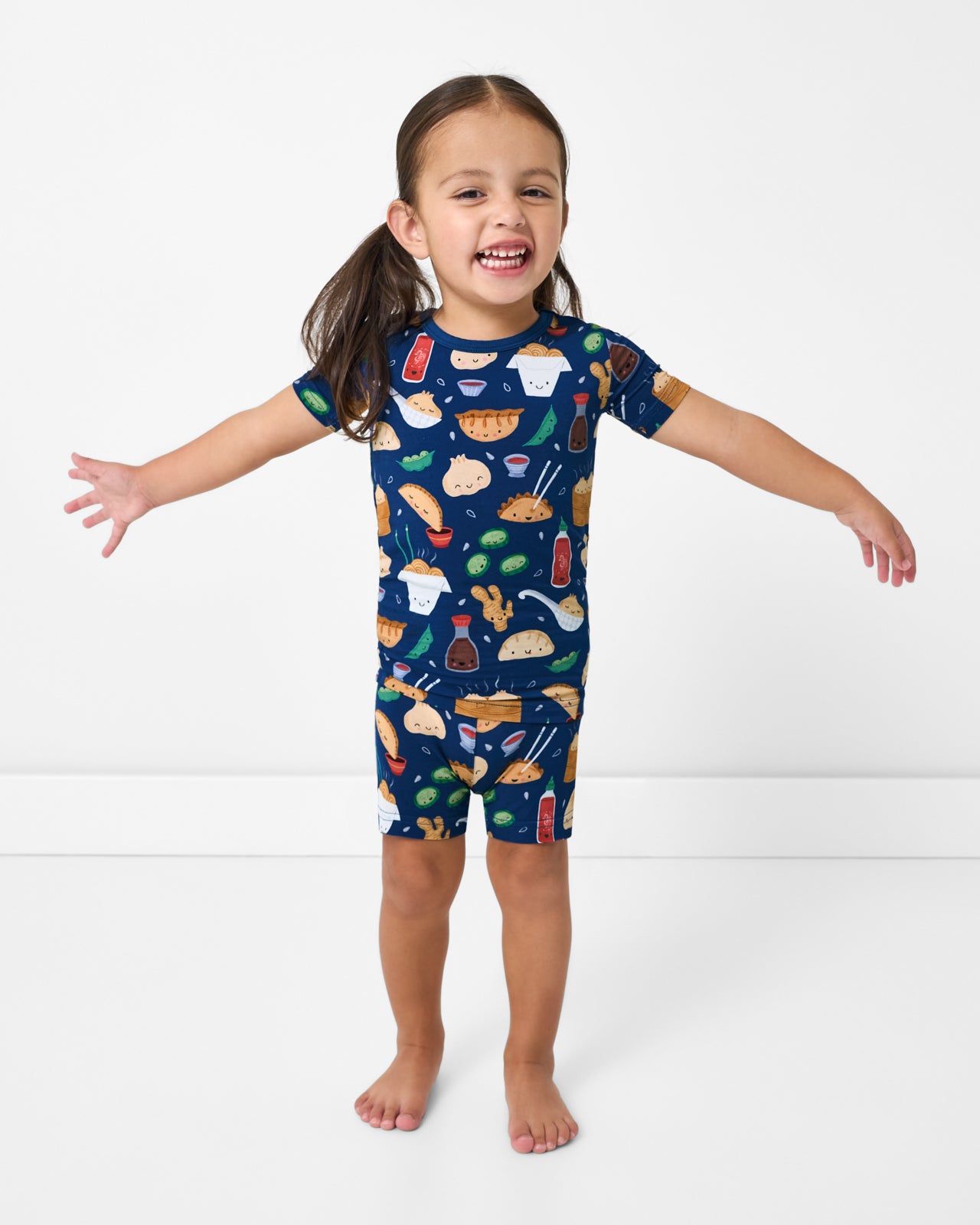Bao Buddies Two-Piece Short Sleeve & Shorts Pajama Set - Image 4