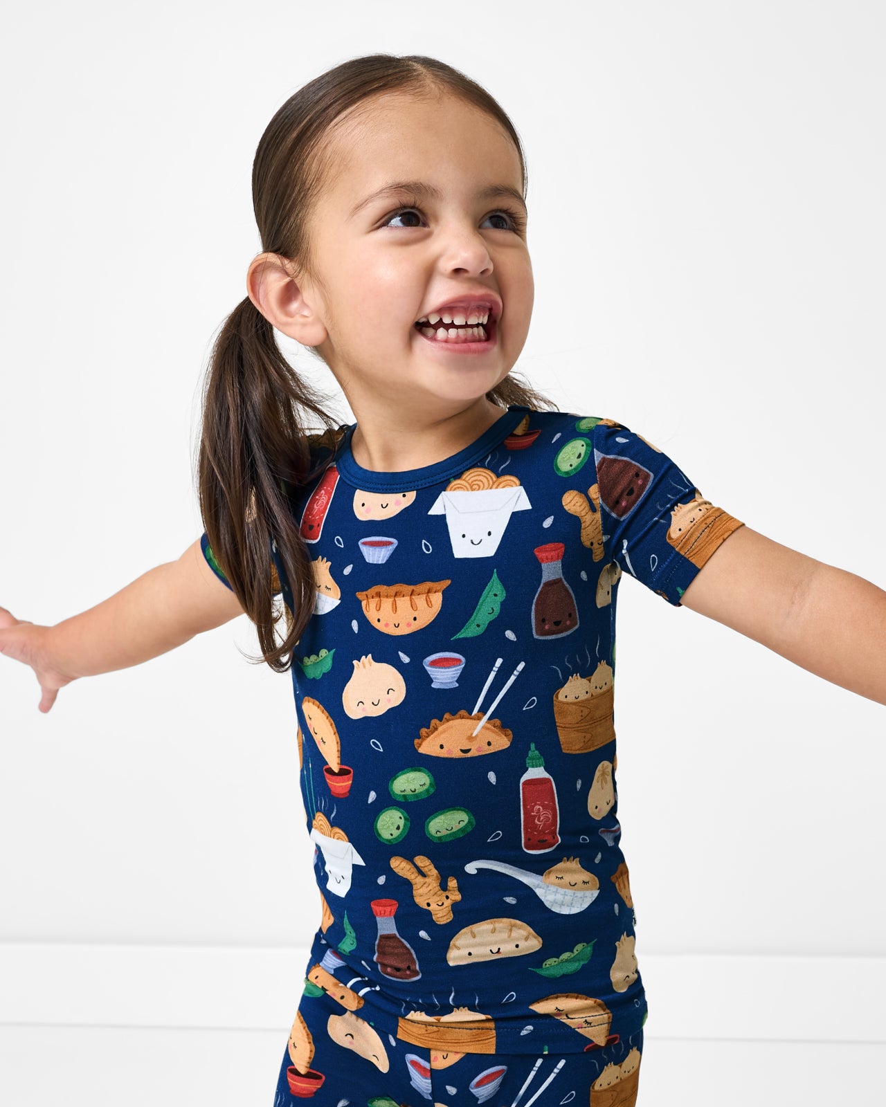 Bao Buddies Two-Piece Short Sleeve & Shorts Pajama Set - Image 2