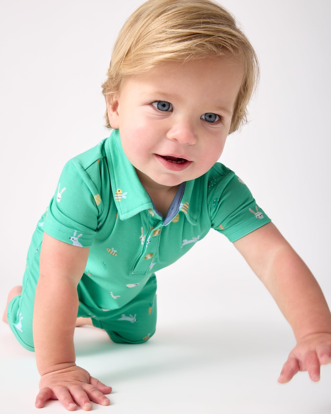 Bunny Burrow Polo Shorty Romper - Image 2