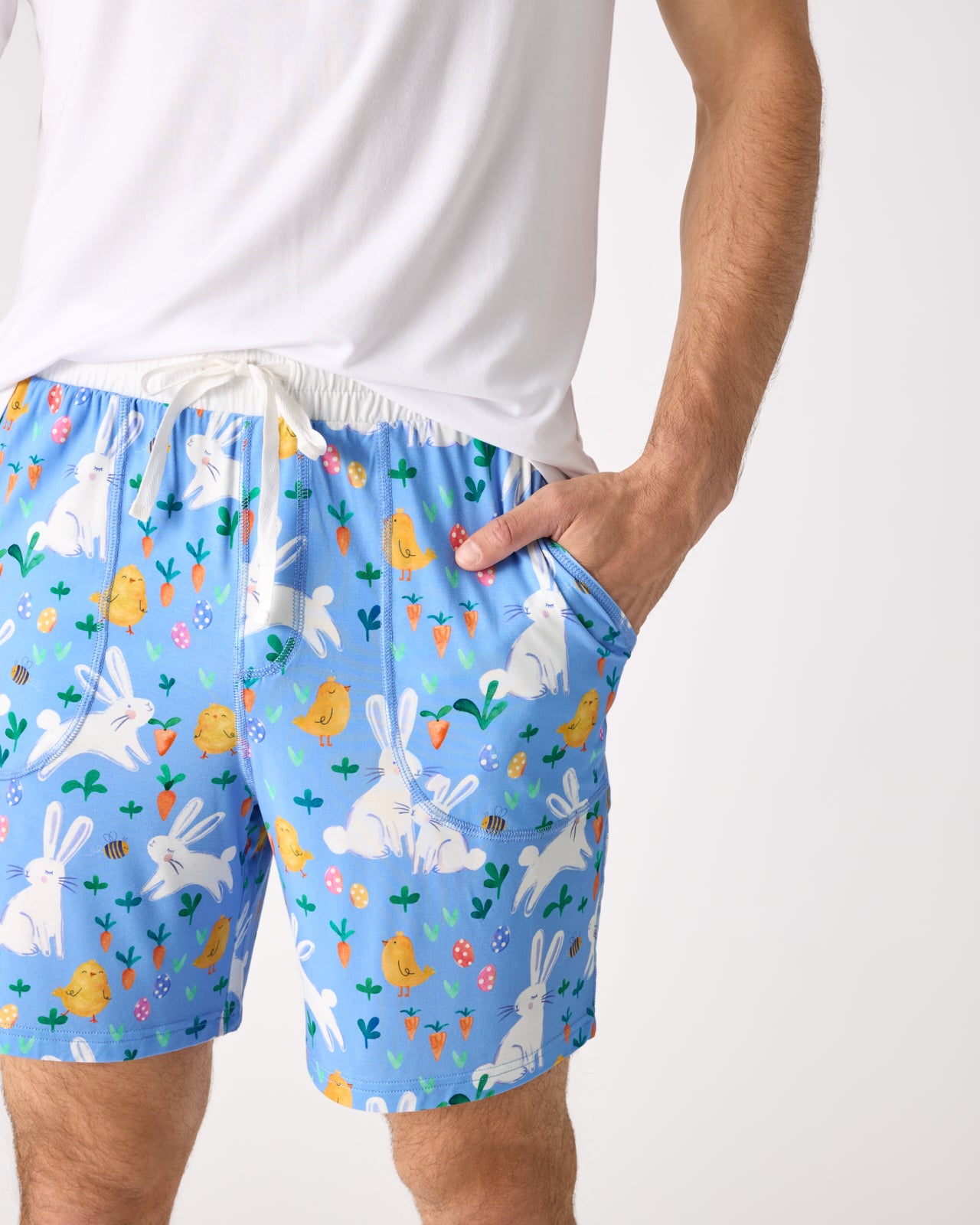 Bunny Patch Men's Pajama Shorts