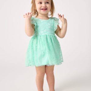 Butterfly Brook Smocked Flutter Dress with Bloomer