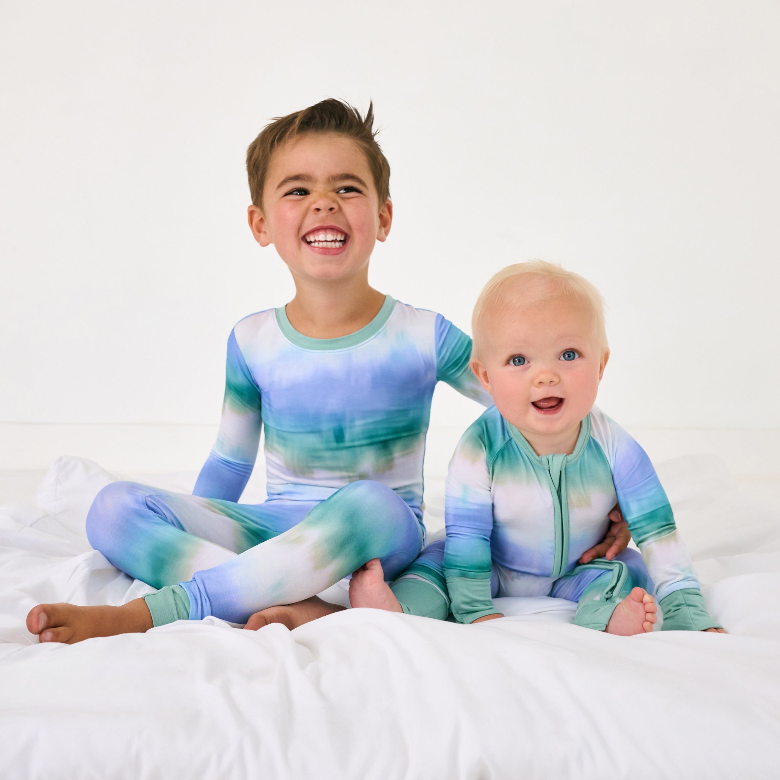 Blue Cosmic Mist Two-Piece Pajama Set - Image 6