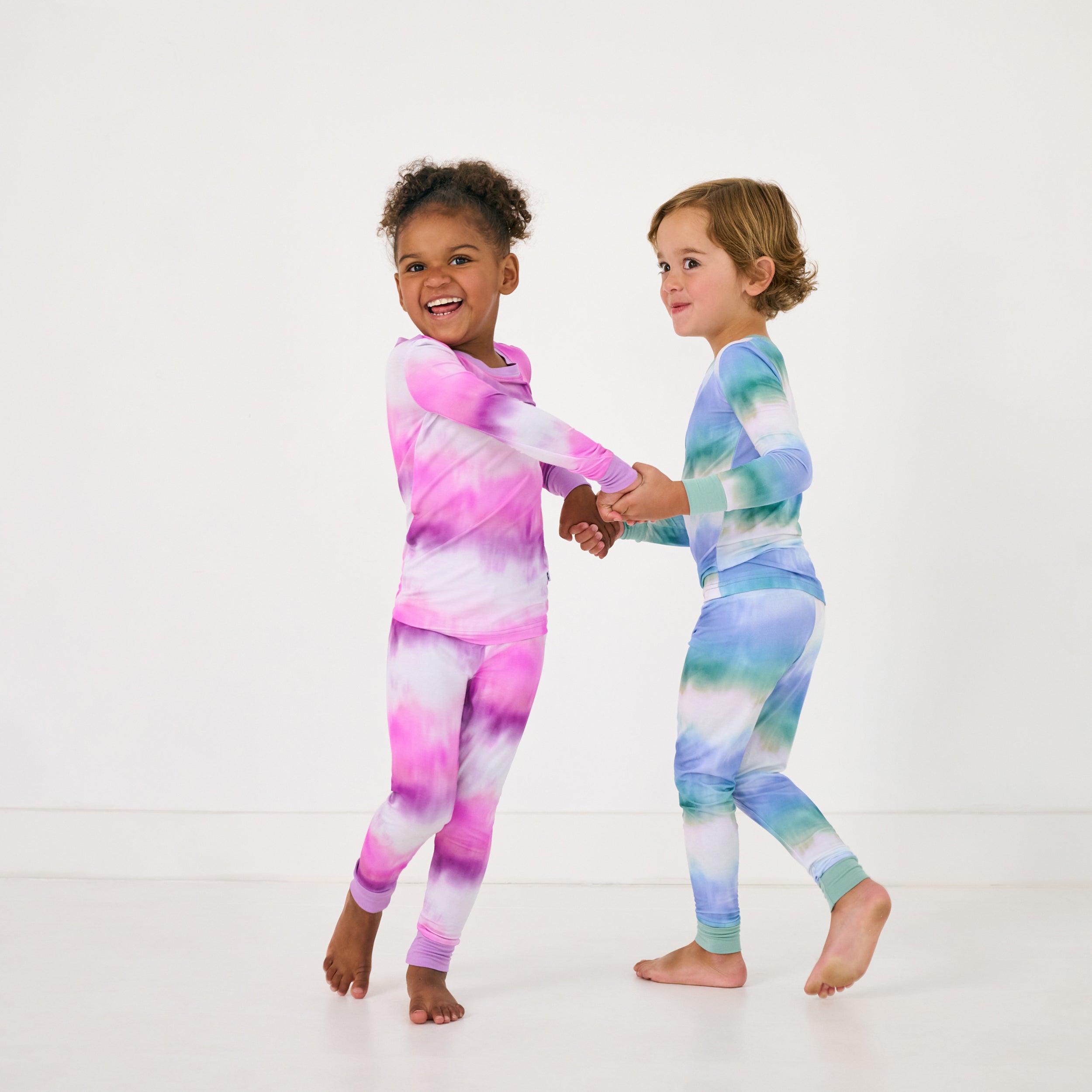 Blue Cosmic Mist Two-Piece Pajama Set - Image 4