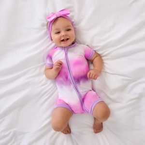 Pink Cosmic Mist Shorty Zippy