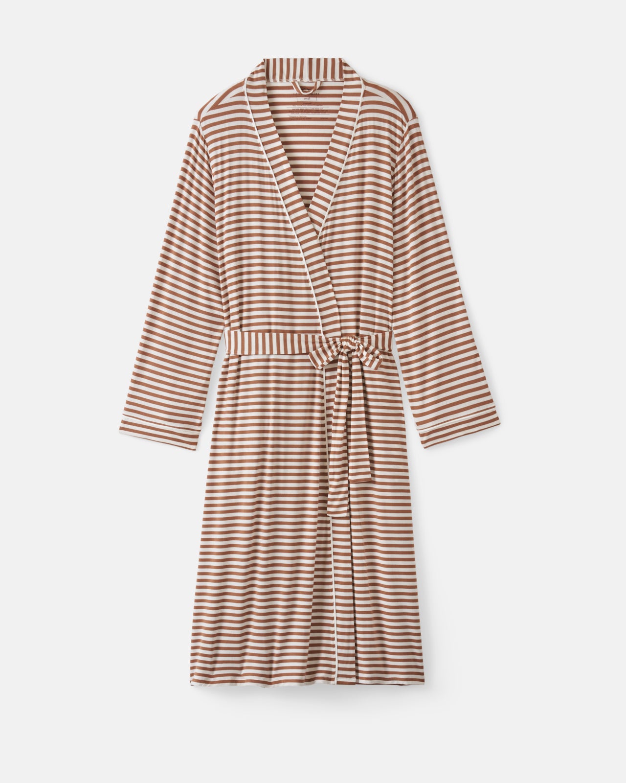 Chestnut Brown Stripe Women's Robe - Image 6
