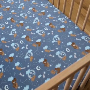Constellation Cubs Fitted Crib Sheet
