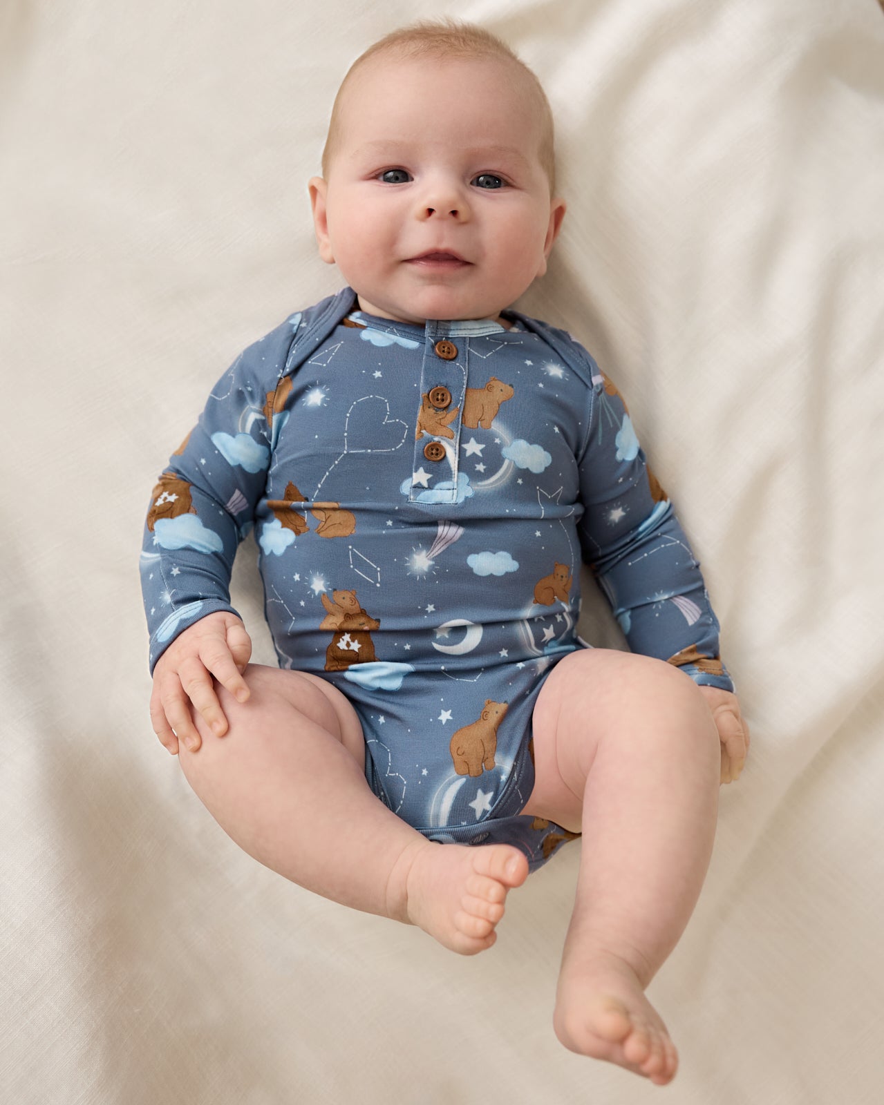 Constellation Cubs Henley Bodysuit