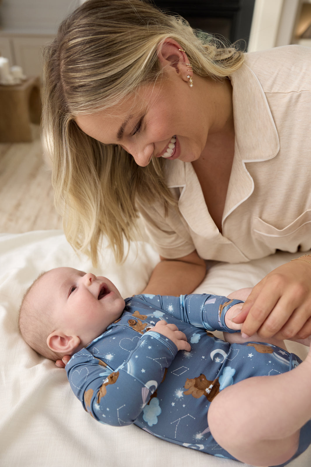 Constellation Cubs Henley Bodysuit - Image 3