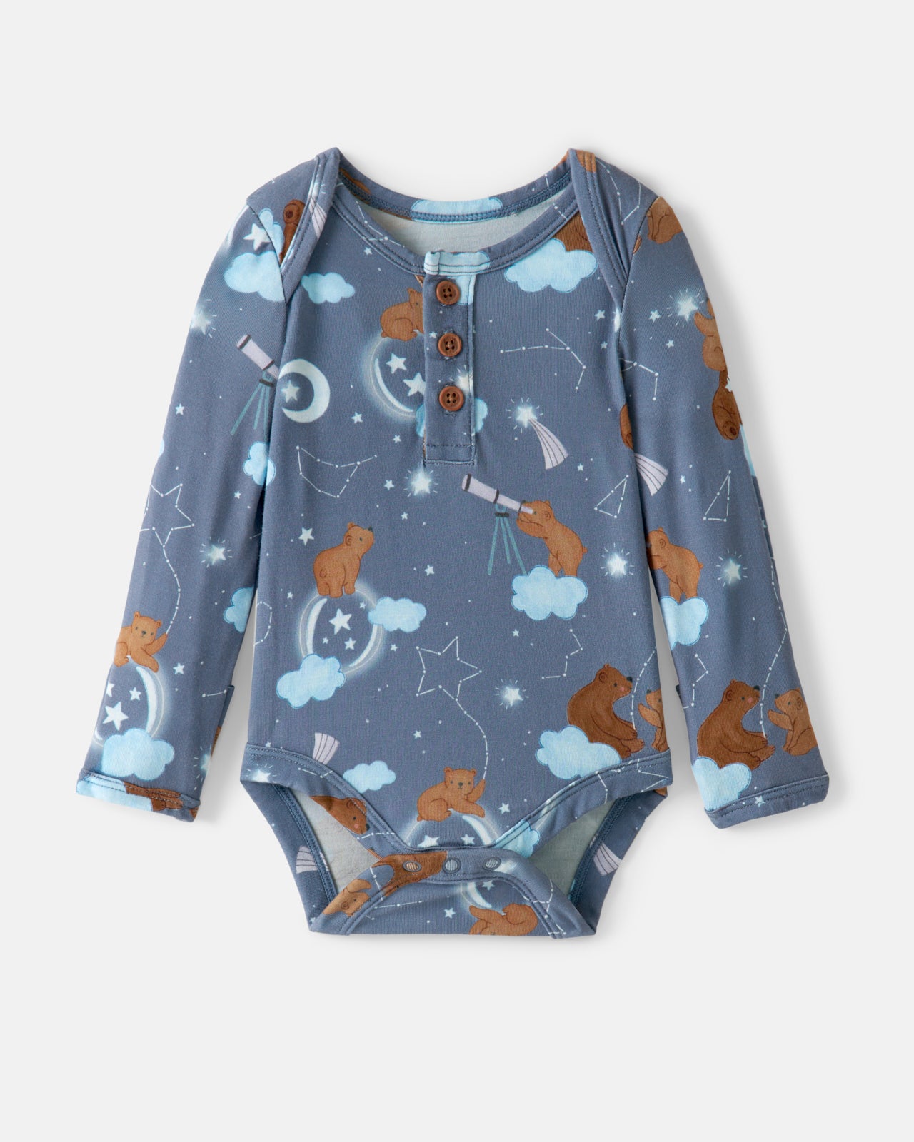 Constellation Cubs Henley Bodysuit - Image 6