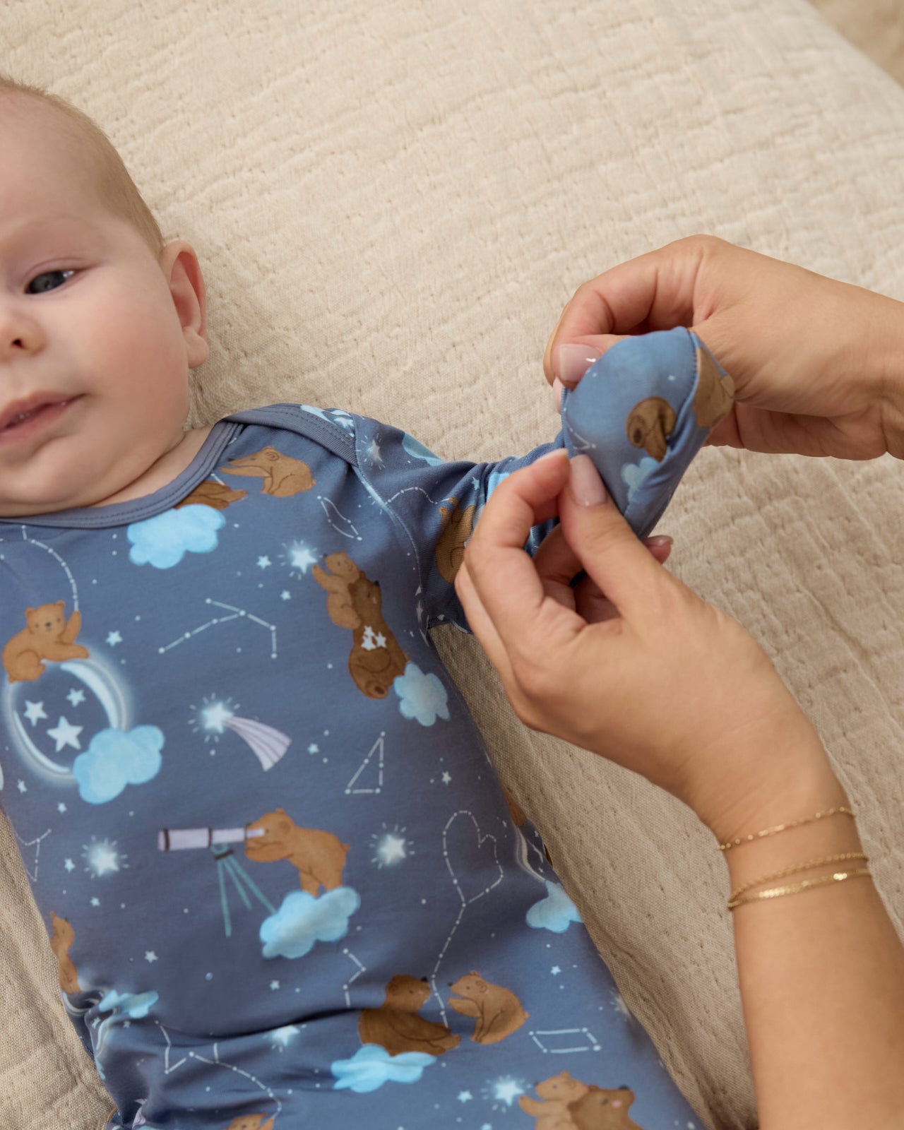 Constellation Cubs Infant Gown - Image 4