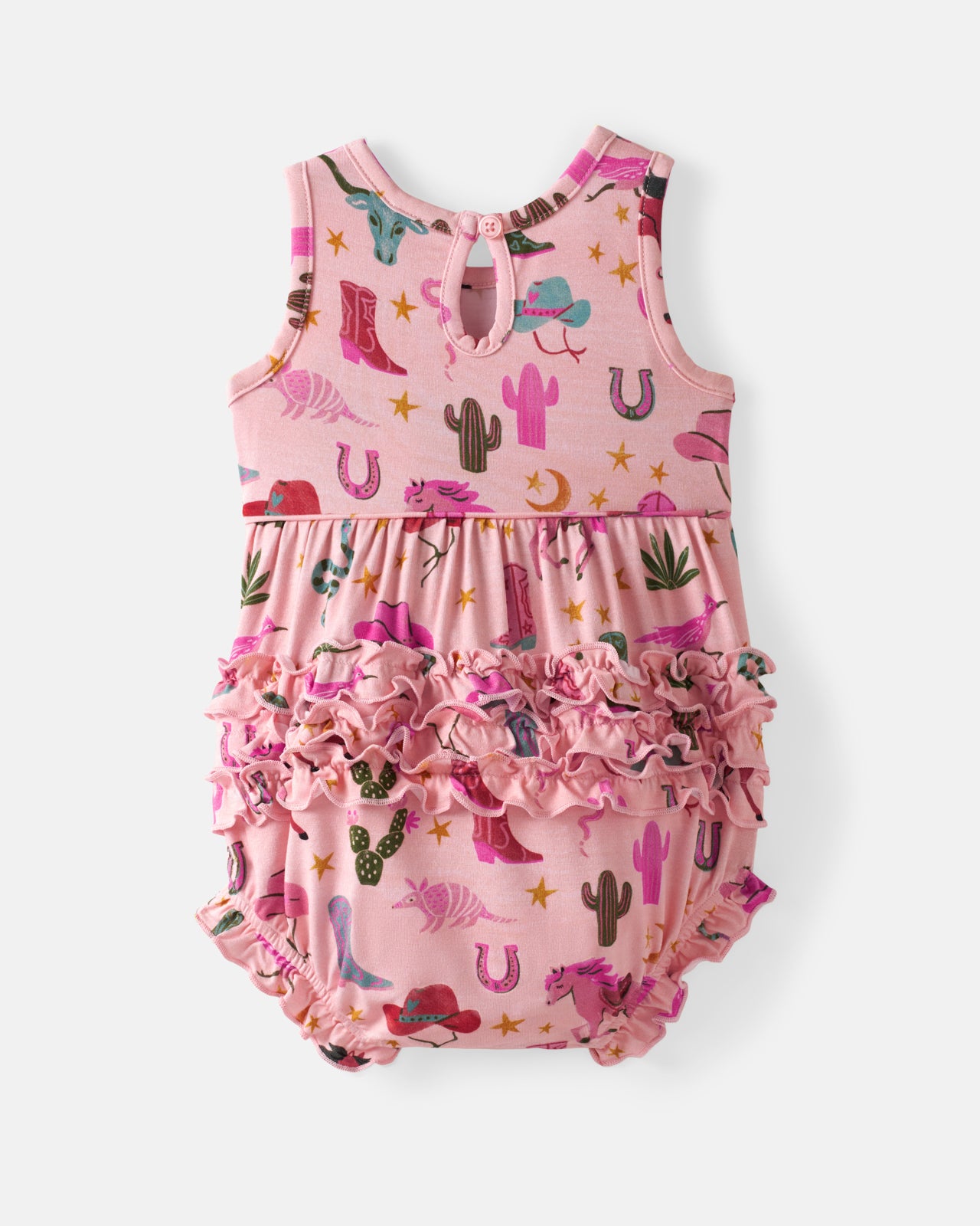 Pink Rancher Roundup Bubble Romper - Image 7