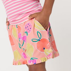 Fruit Frenzy Ruffle Shorts