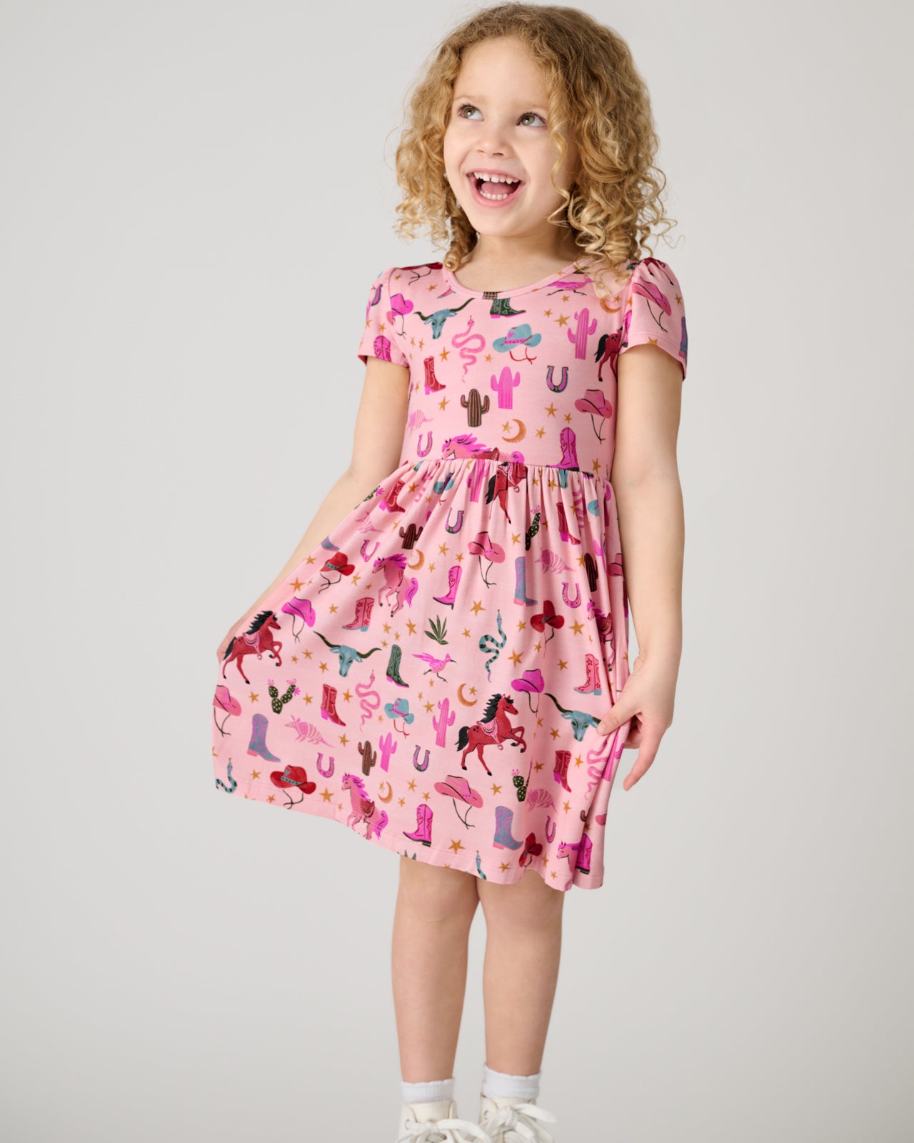 Pink Rancher Roundup Skater Dress - Image 2