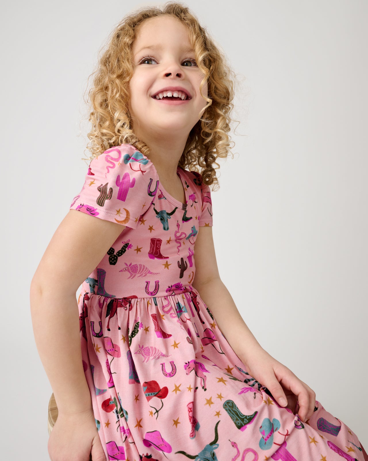 Pink Rancher Roundup Skater Dress - Image 3