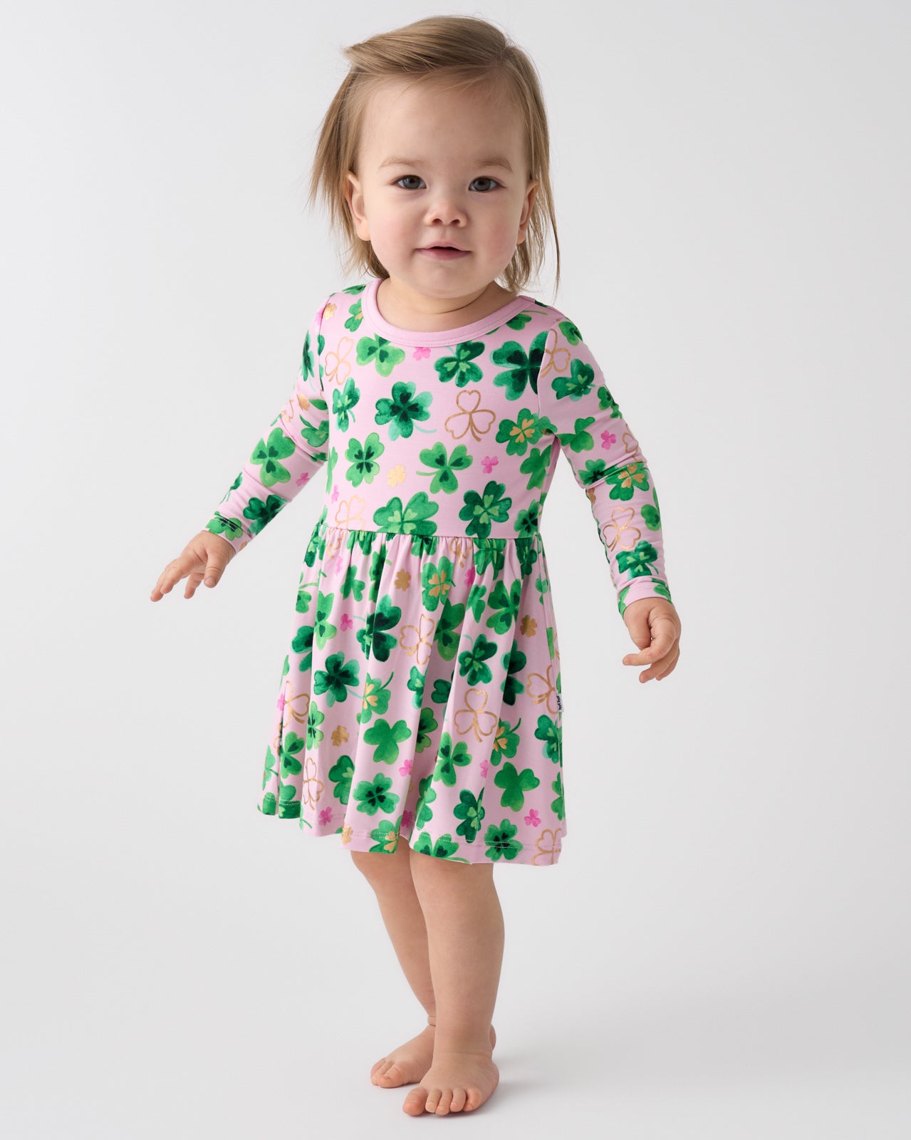 Clover Cuties Twirl Dress with Bodysuit