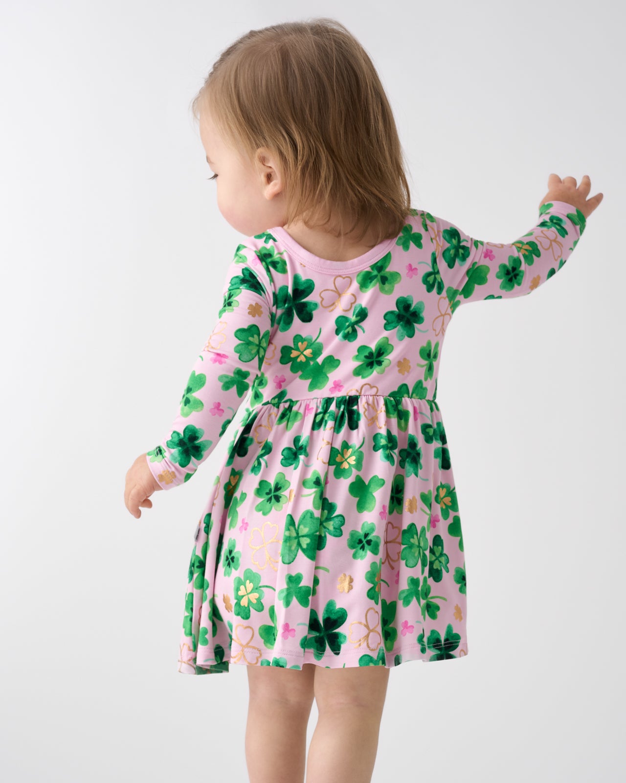 Clover Cuties Twirl Dress with Bodysuit - Image 5