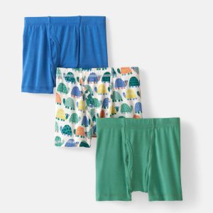 Shell Parade 3 Pack Boy's Boxer Brief Underwear