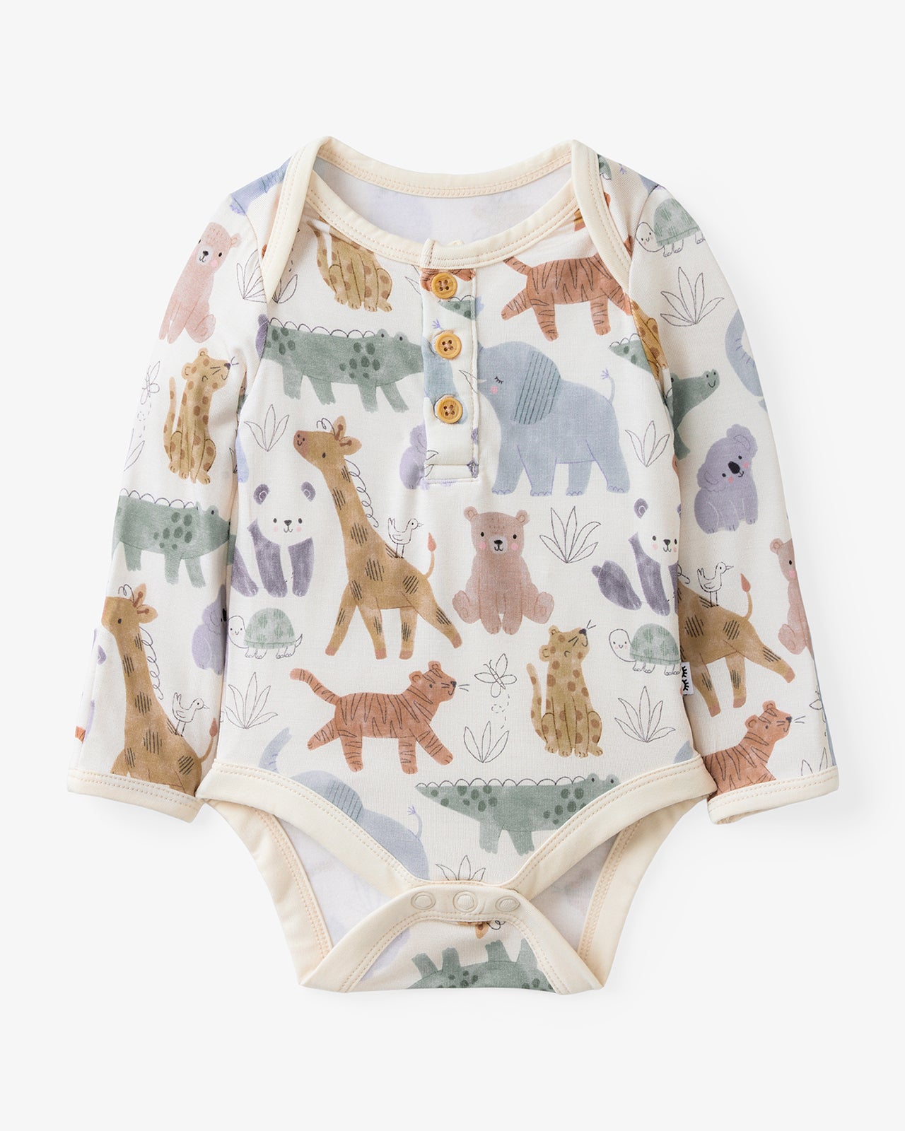 Sweet Safari Henley Bodysuit - Image 2