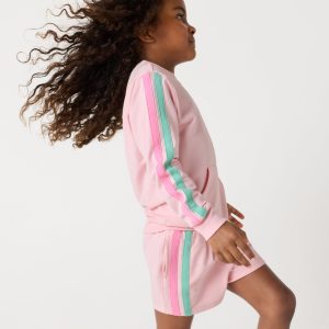 Pink Blossom Pocket Crewneck