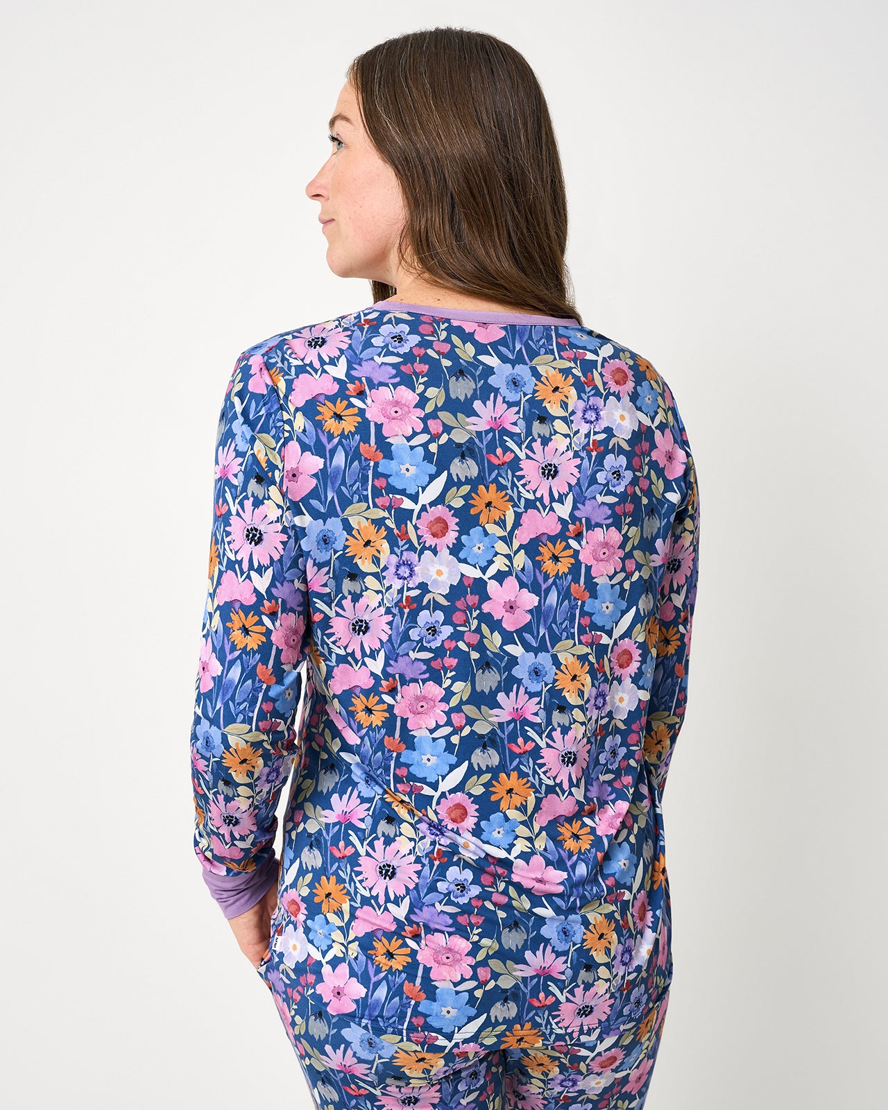 Dusk Blooms Women's Pajama Top - Image 4
