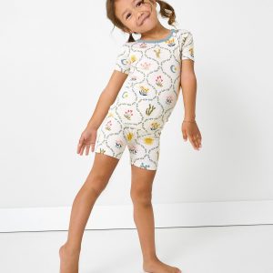 Desert Meadow Two-Piece Short Sleeve & Shorts Pajama Set