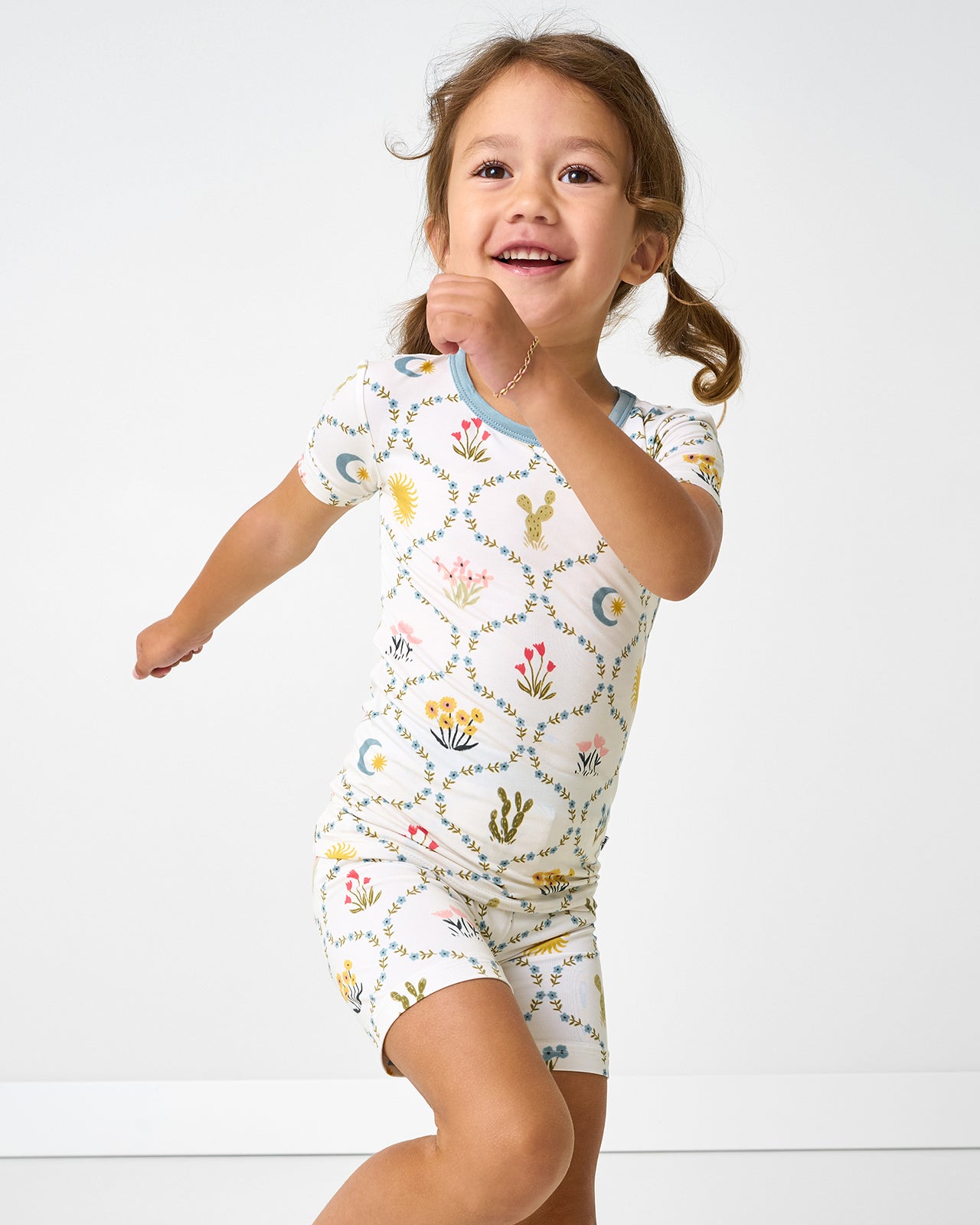 Desert Meadow Two-Piece Short Sleeve & Shorts Pajama Set - Image 2