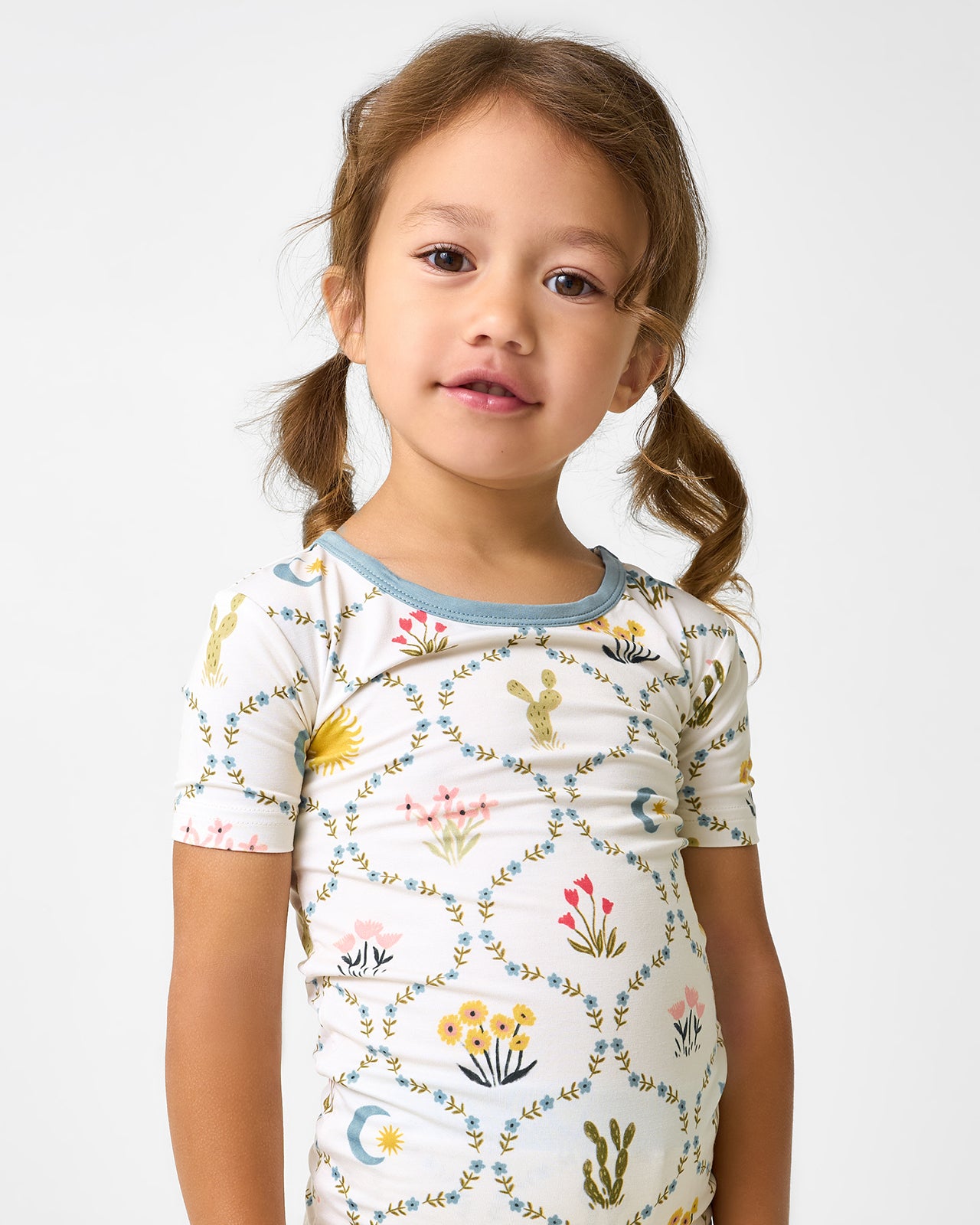 Desert Meadow Two-Piece Short Sleeve & Shorts Pajama Set - Image 6