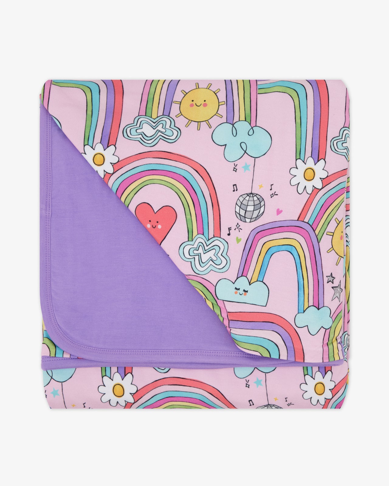 Disco Rainbows Large Cloud Blanket? - Image 6