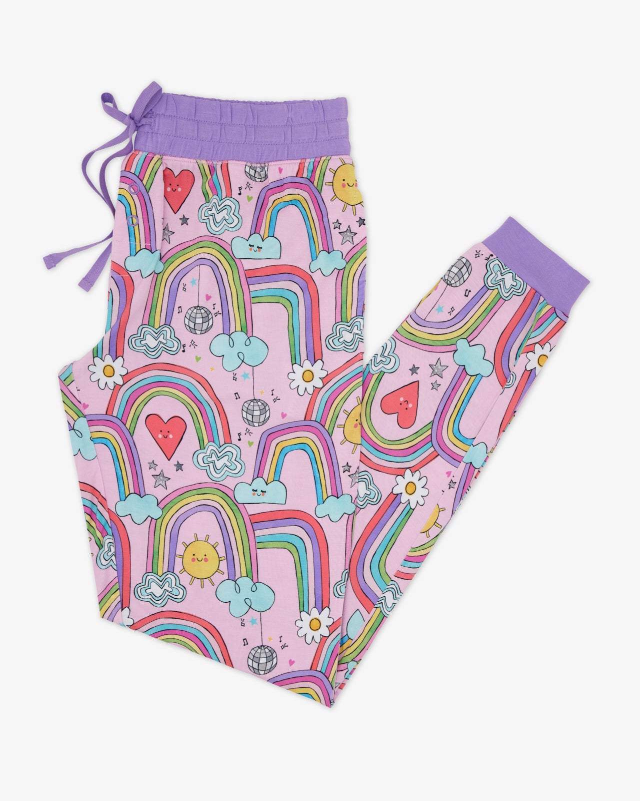 Disco Rainbows Women's Pajama Pants - Image 6
