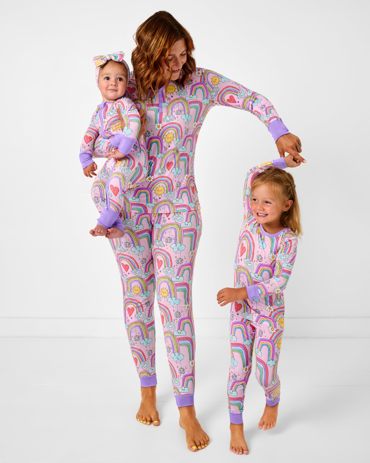 Disco Rainbows Women's Pajama Pants - Image 4