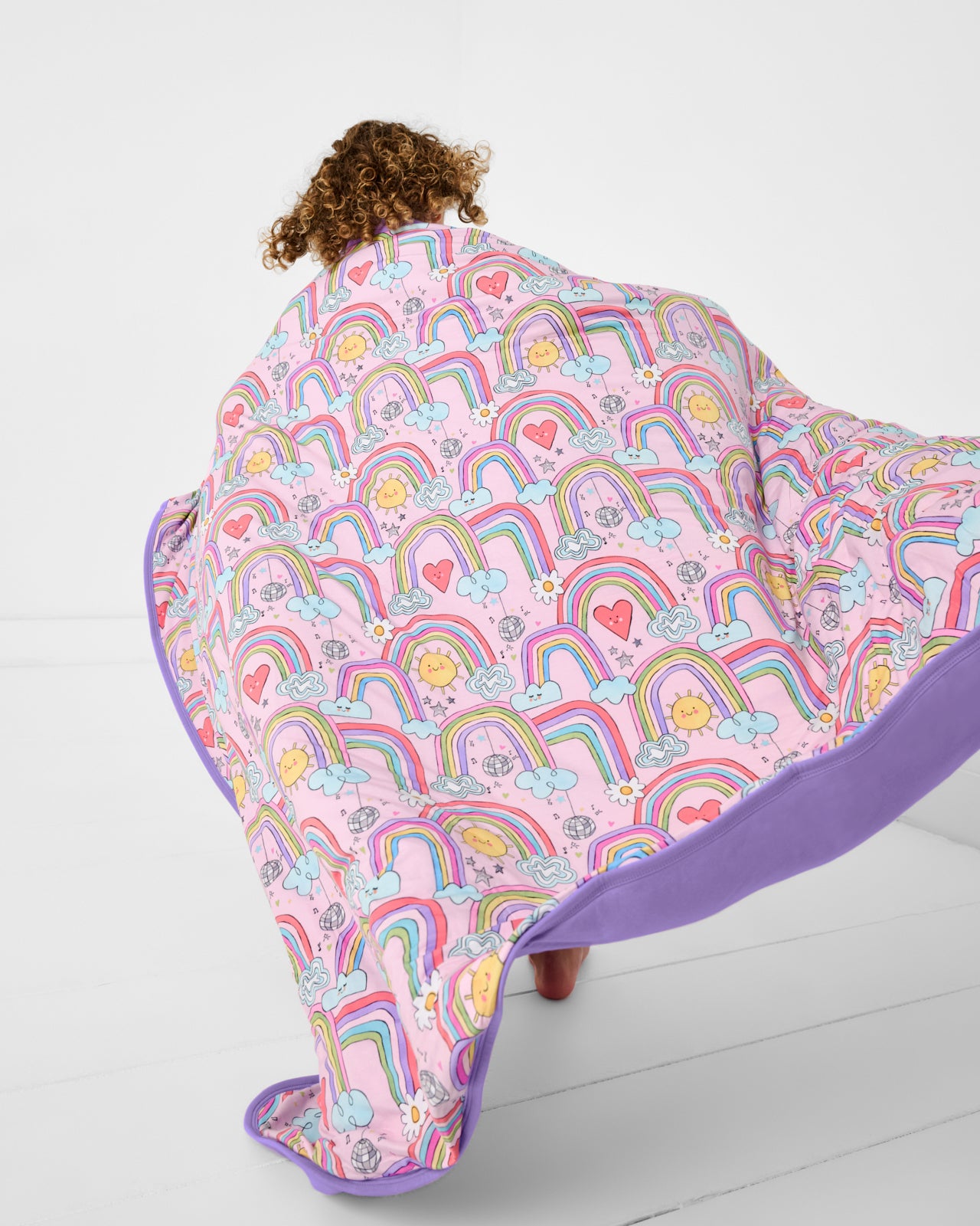 Disco Rainbows Large Cloud Blanket? - Image 2