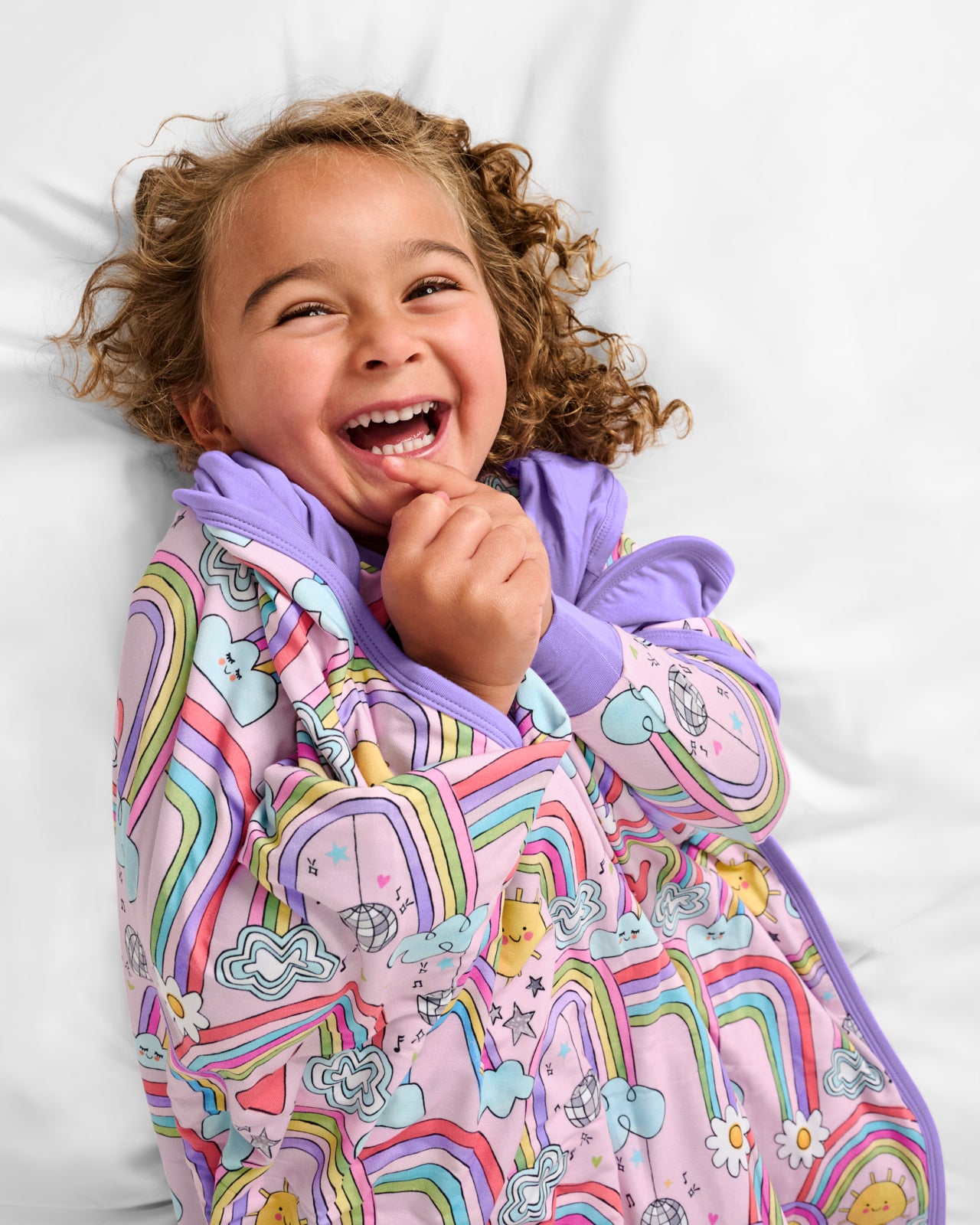 Disco Rainbows Large Cloud Blanket? - Image 4