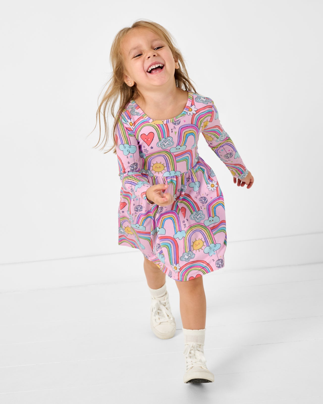 Disco Rainbows Skater Dress - Image 4