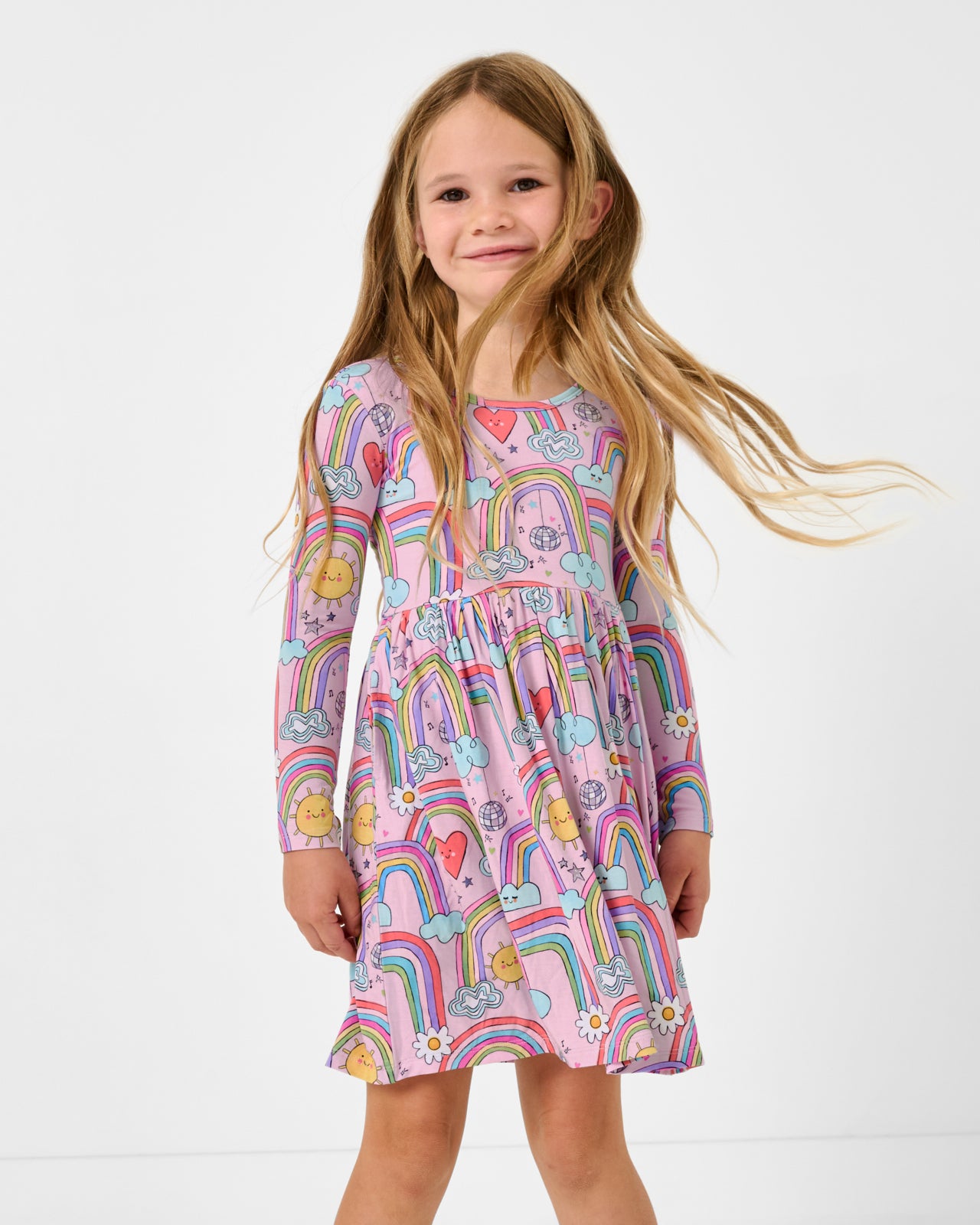 Disco Rainbows Skater Dress - Image 6