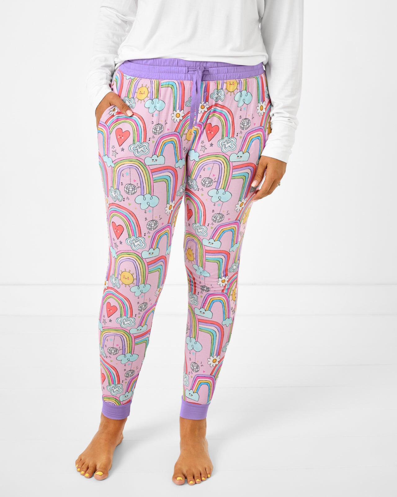 Disco Rainbows Women's Pajama Pants