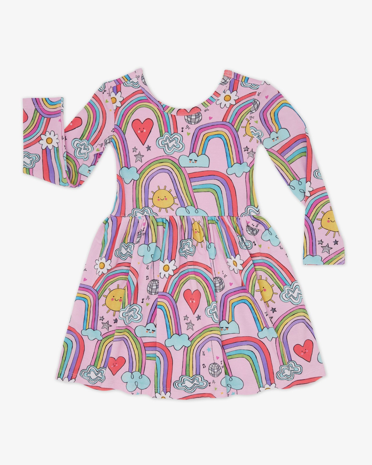 Disco Rainbows Skater Dress - Image 7
