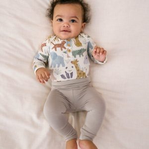 Dove Gray Fold Over Legging