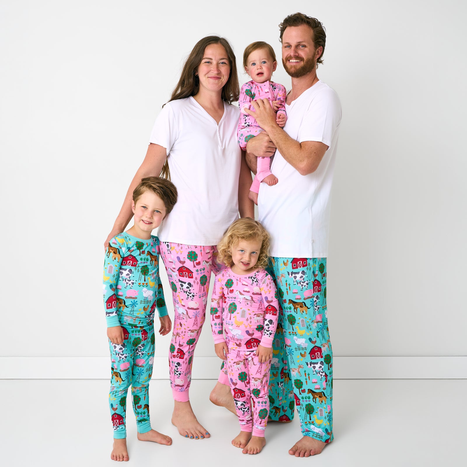 Pink Farm Fam Two-Piece Pajama Set - Image 5