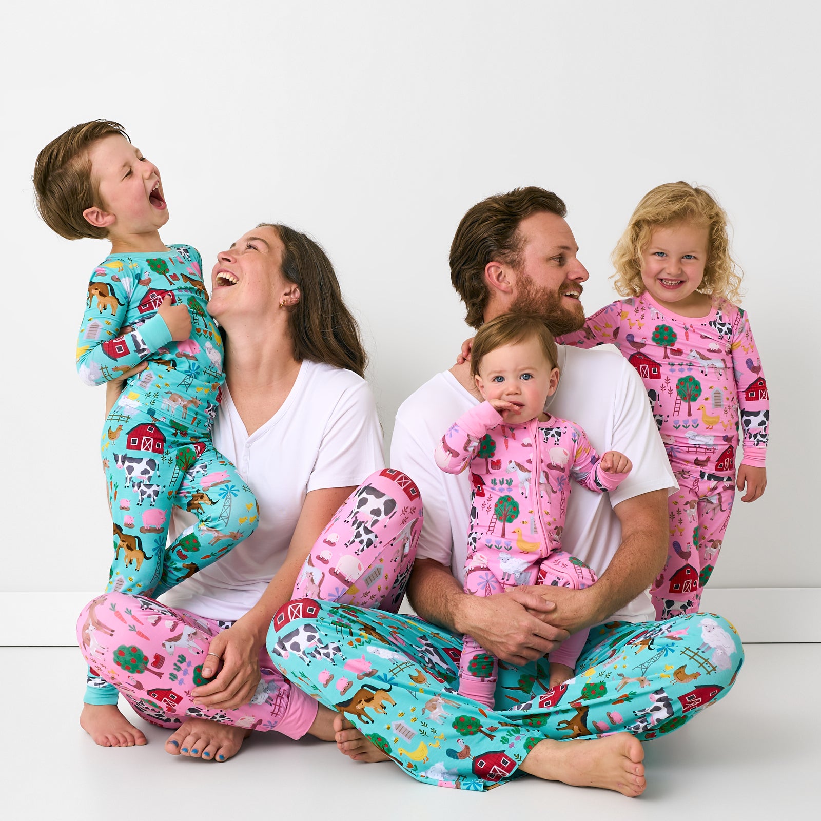 Blue Farm Fam Two-Piece Pajama Set - Image 6