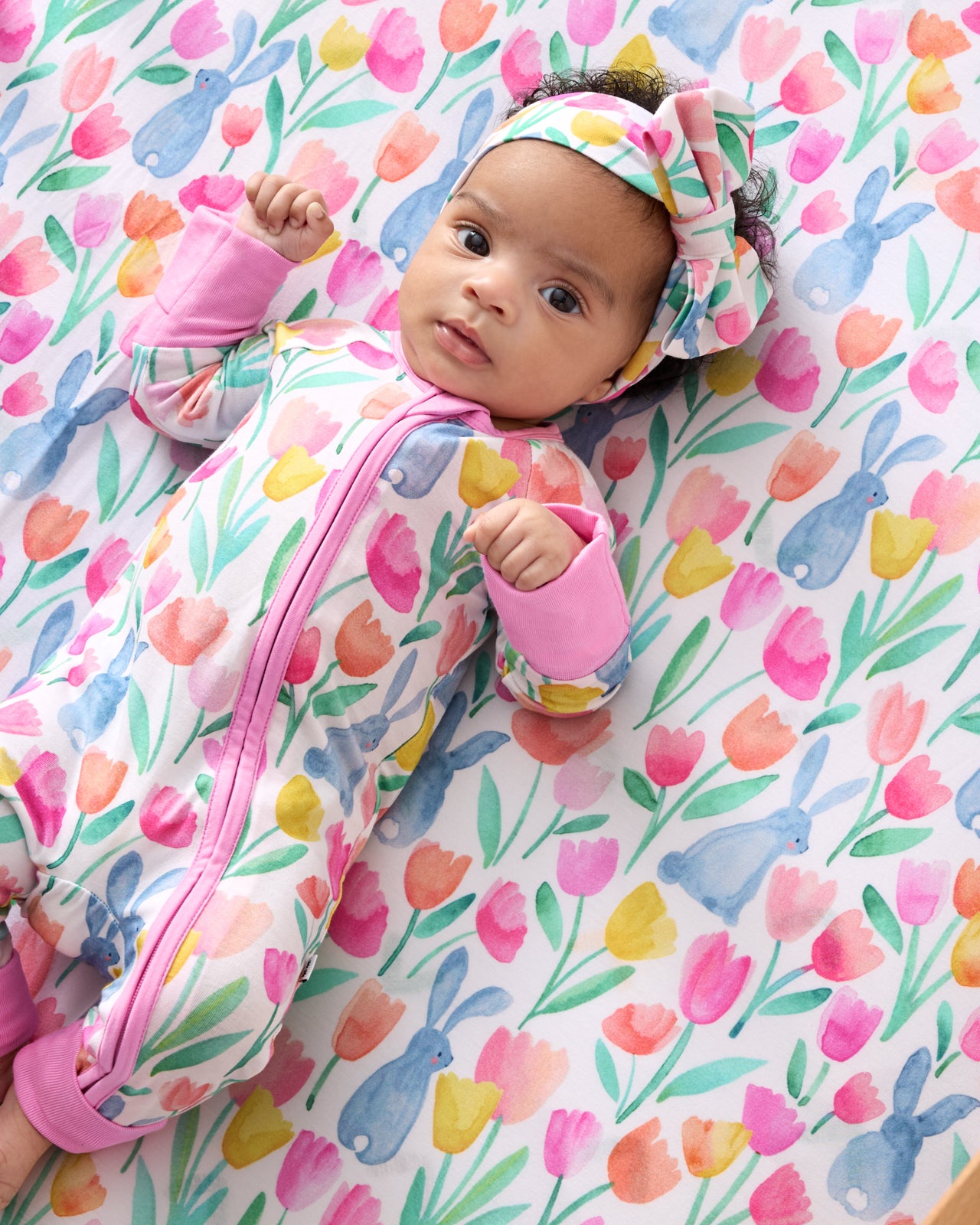 Garden Hop Fitted Crib Sheet