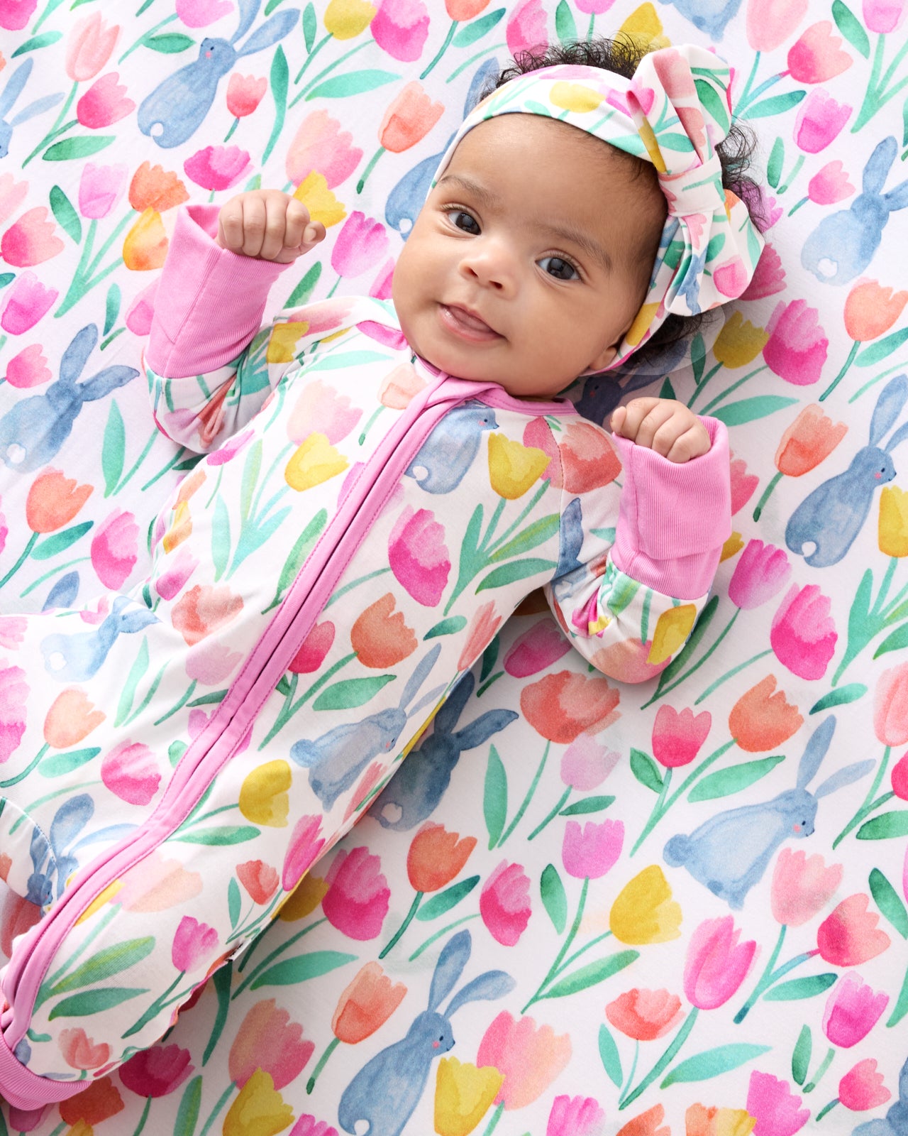 Garden Hop Fitted Crib Sheet - Image 3