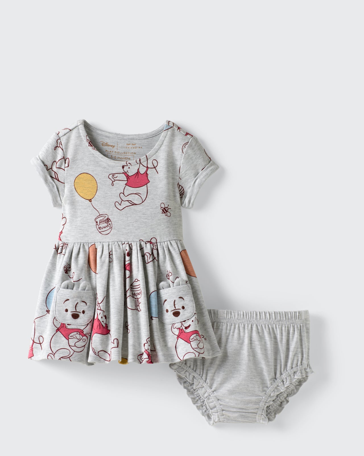 Disney Up. Up and Away Patch Pocket Dress with Bloomer - Image 4
