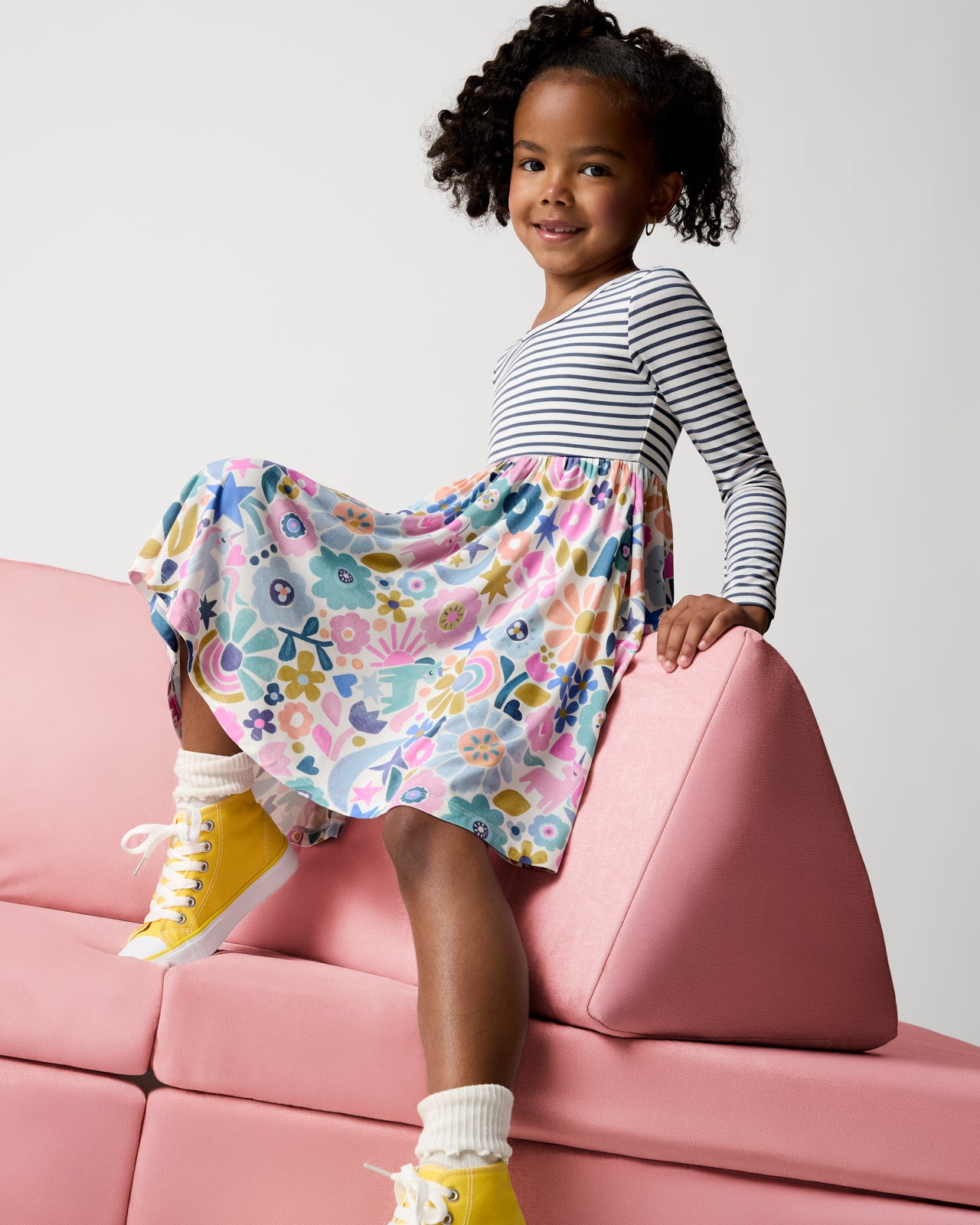 Unicorn Blossoms Twirl Dress - Image 6