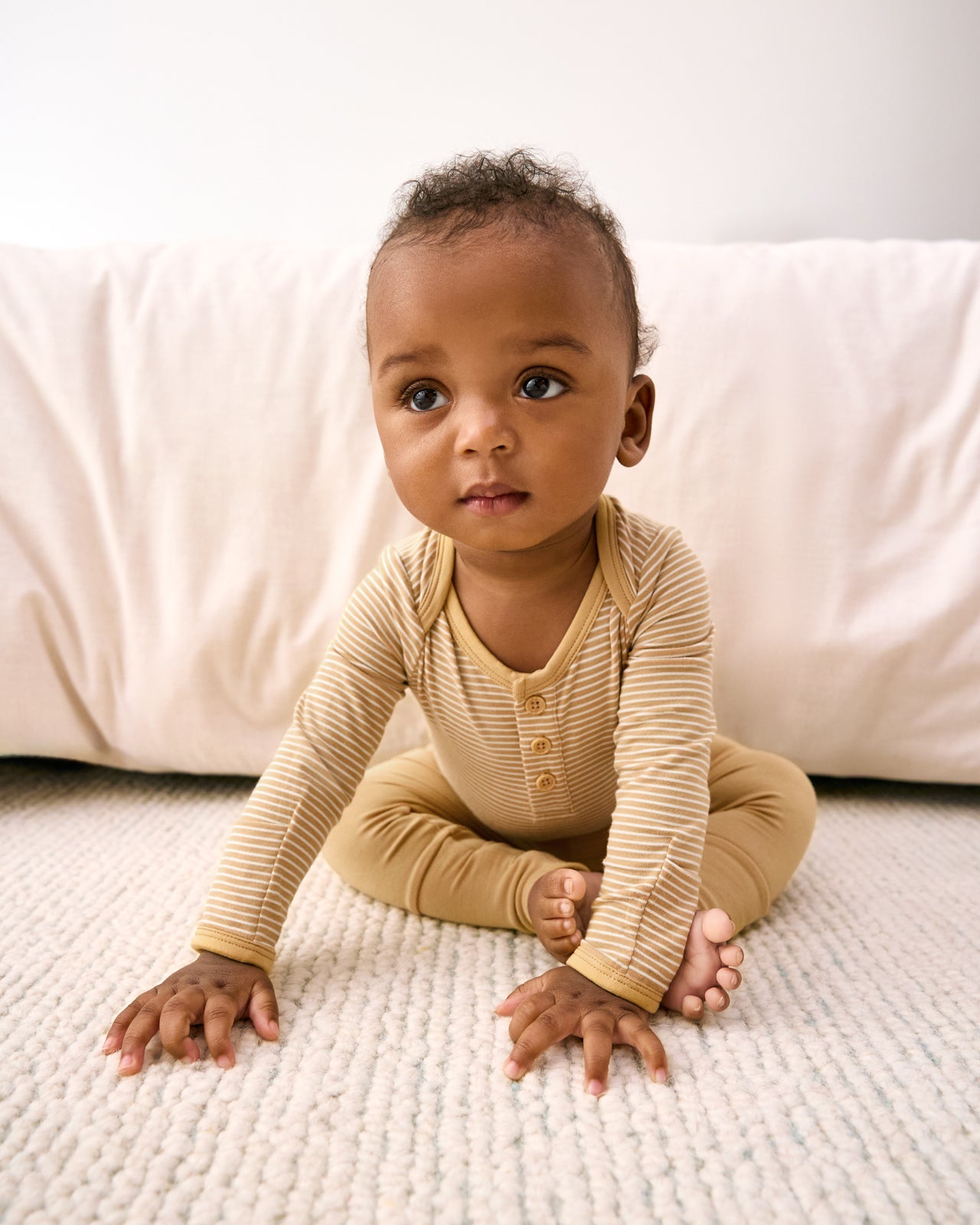 Hazelwood Stripe Henley Bodysuit - Image 2