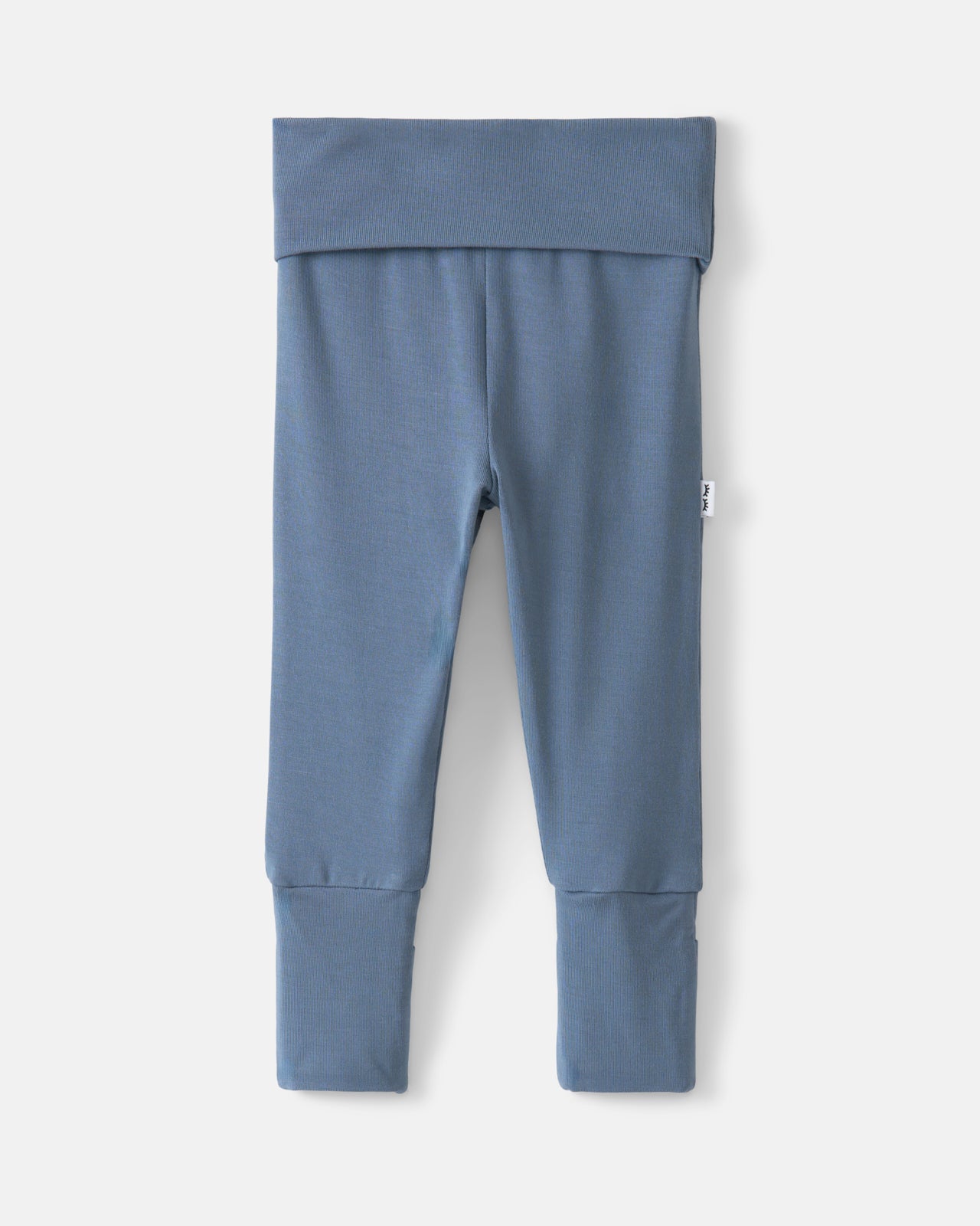 Hazy Blue Fold Over Legging - Image 2