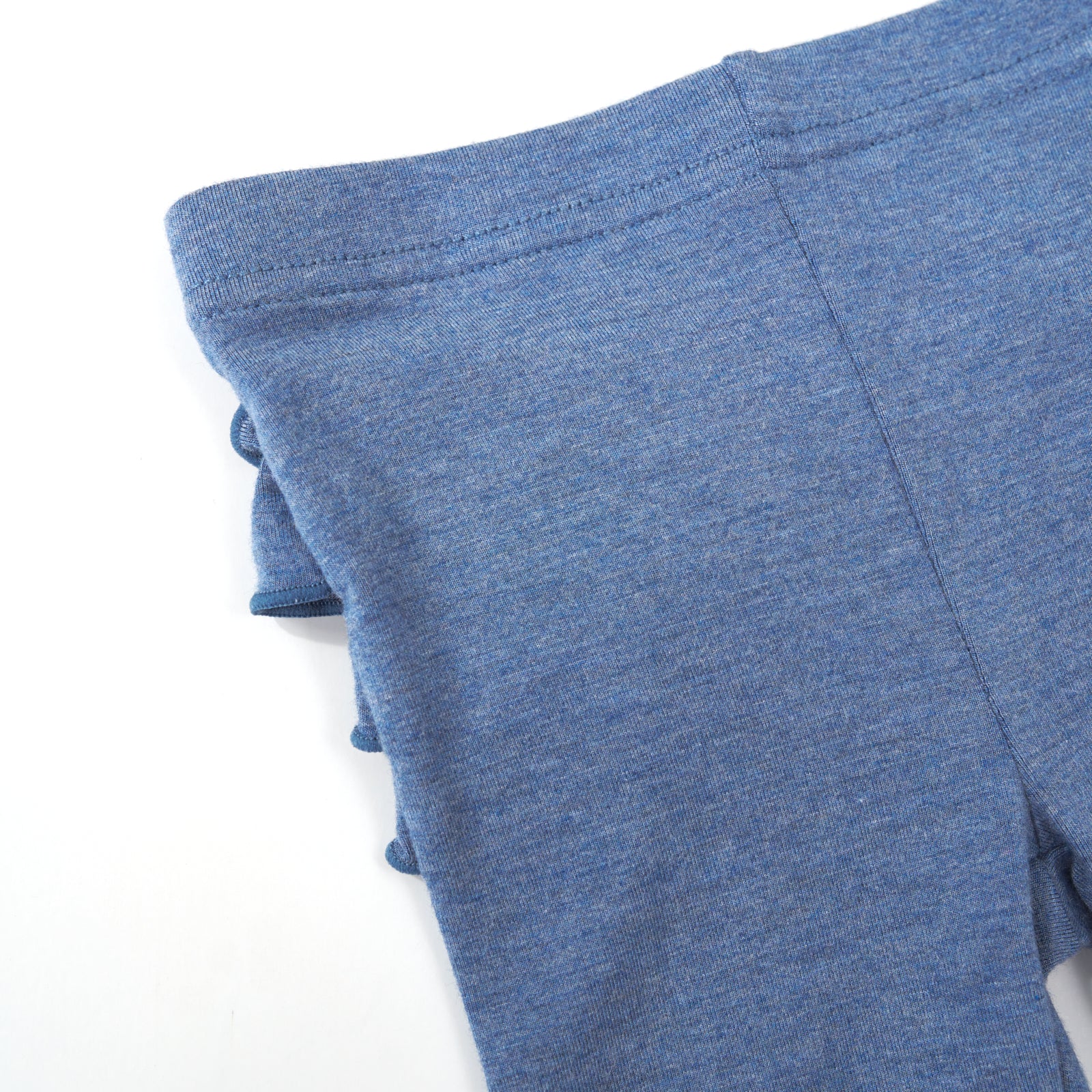 Heather Blue Ruffle Legging - Image 3