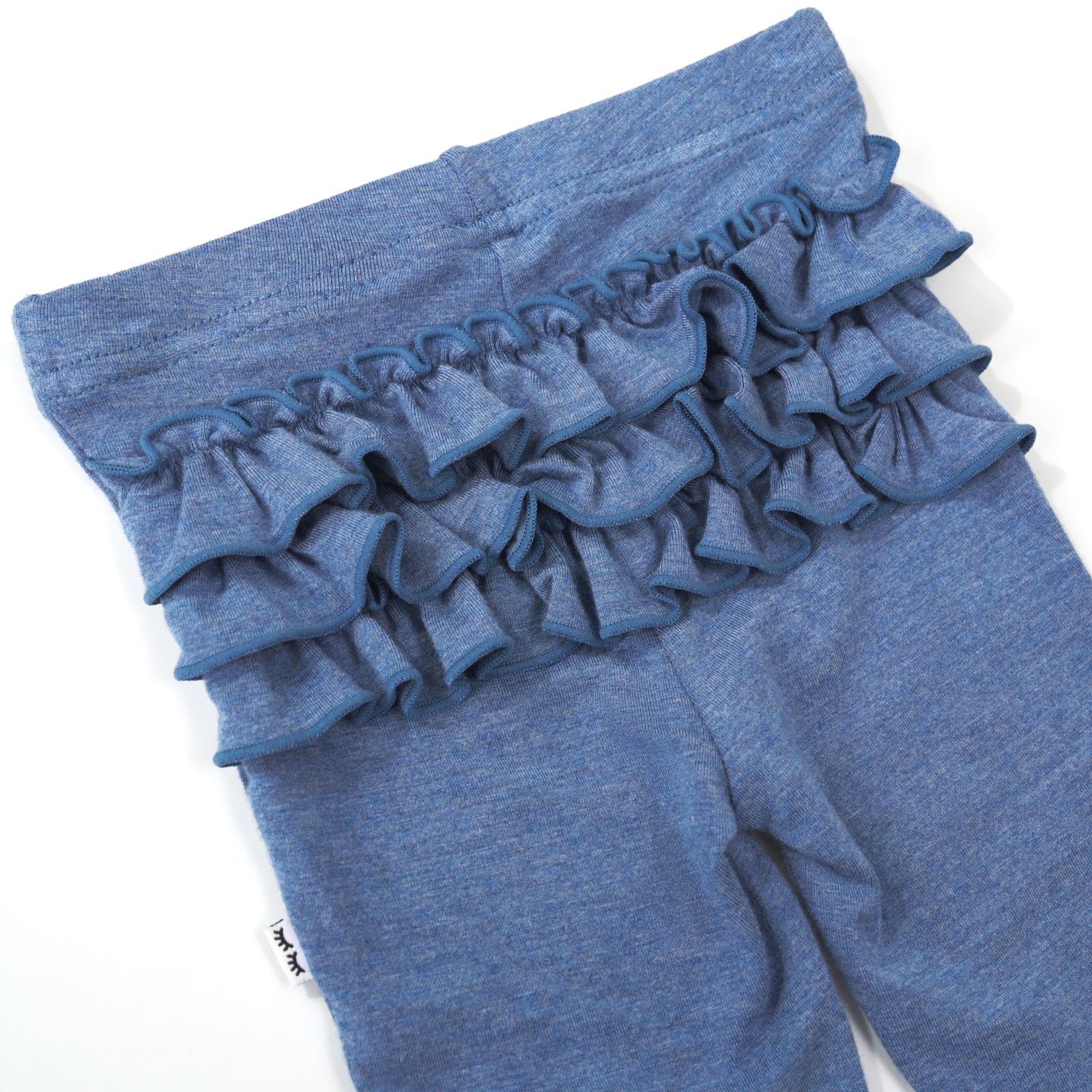 Heather Blue Ruffle Legging - Image 4