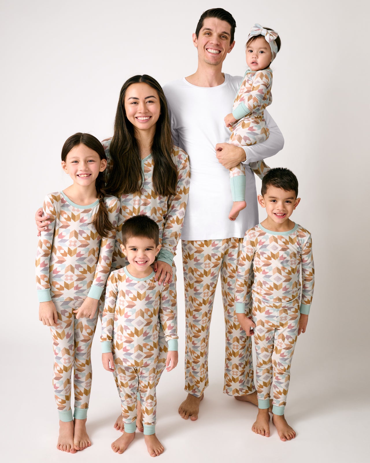 Kaleidoscope Dreams Ribbed Two-Piece Pajama Set - Image 6