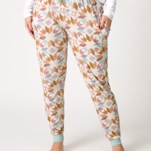 Kaleidoscope Dreams Ribbed Women's Pajama Pants