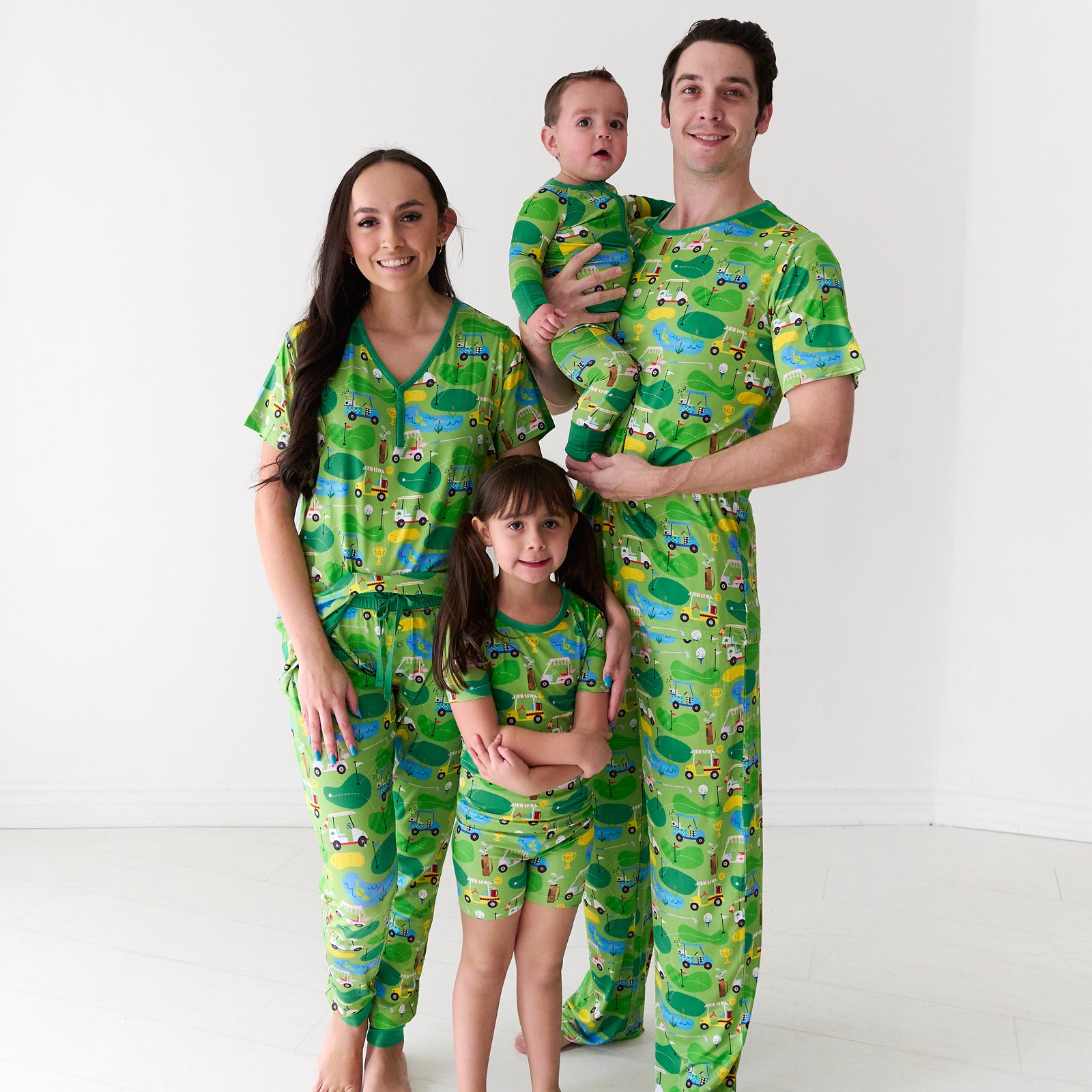 Fairway Fun Two-Piece Short Sleeve & Shorts Pajama Set - Image 4